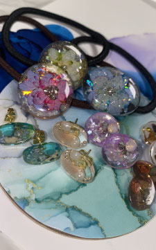 アルコールインクアート作品2